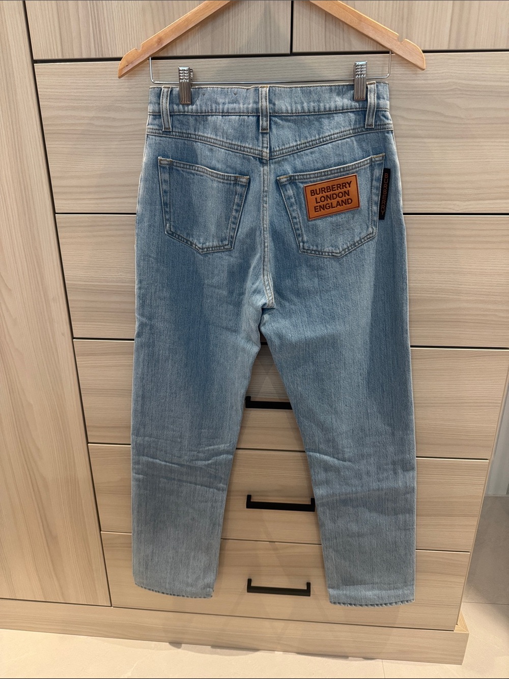 Burberry Light Blue Straight-Leg Men's Jeans